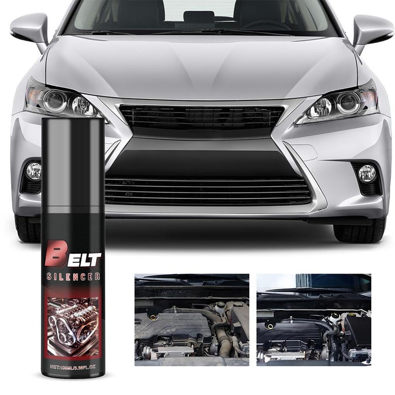 Belt Conditioner Spray Automotive, 1pcs 100ml Belt Car Engine Belt Lubrication & Silencer Spray, Reduces Noise&Friction, Restores Grip&Extends Belt Life, for suvs,trucks Universal cars Maintenance - Image 2